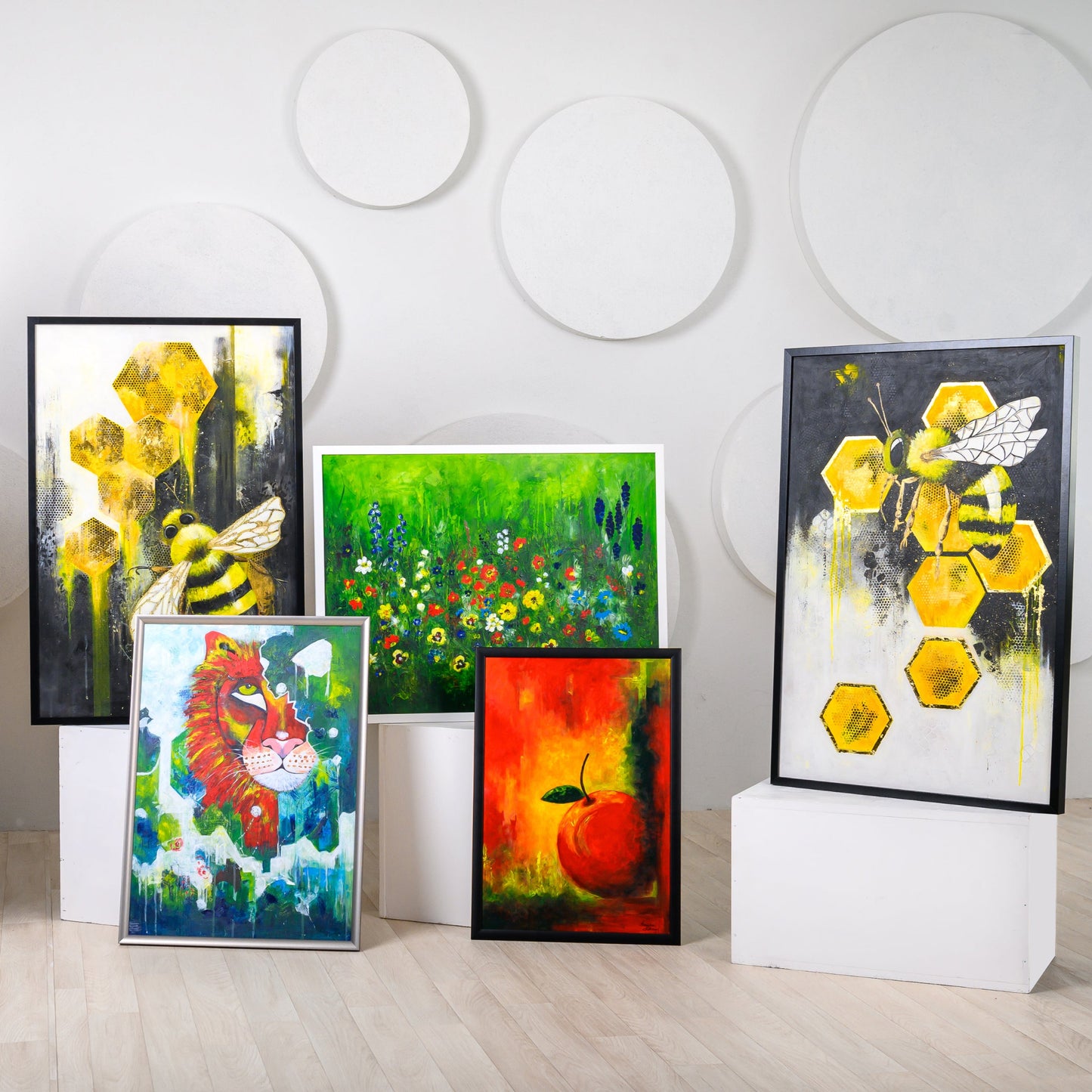 lots of paintings