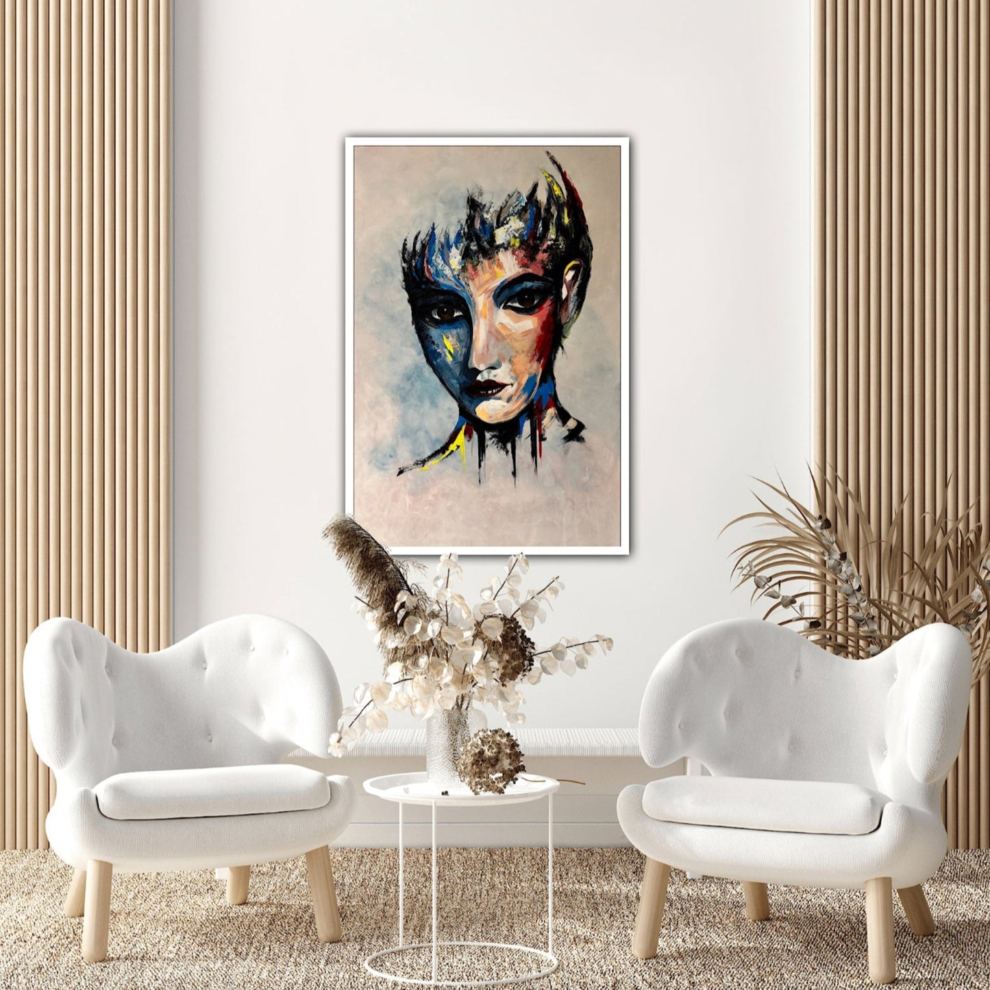 Woman portrait on the light wall
Naise portree heledal seinal