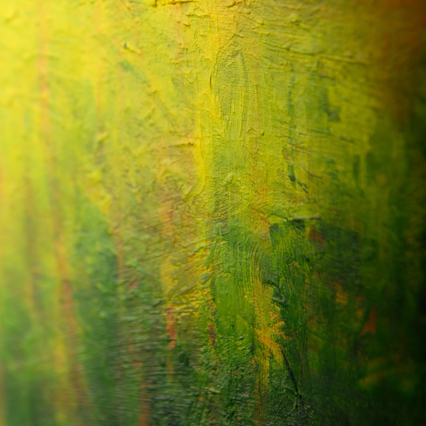Painting is a gift with green details