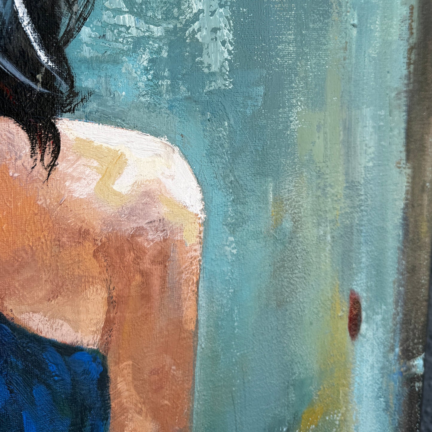Home wall art woman shoulder