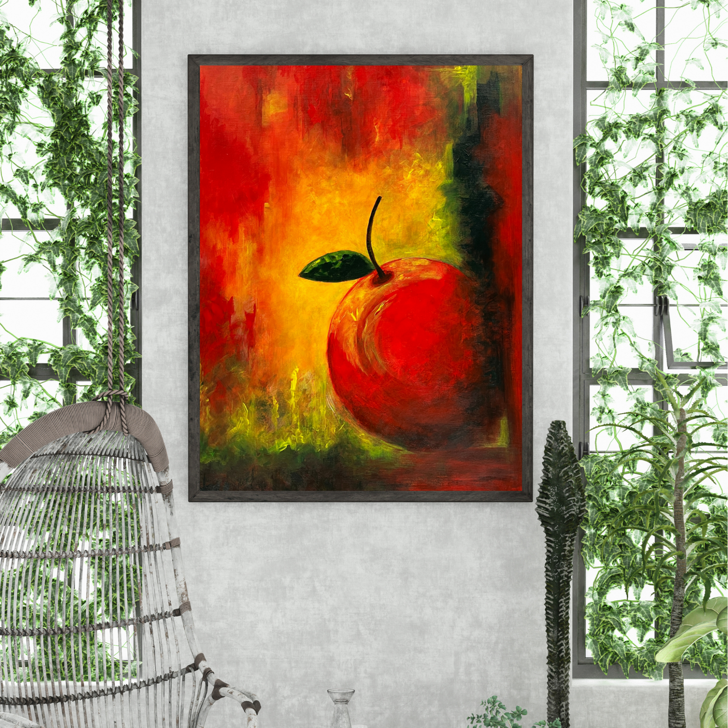 Kunst valgusküllasesse kodu disaini