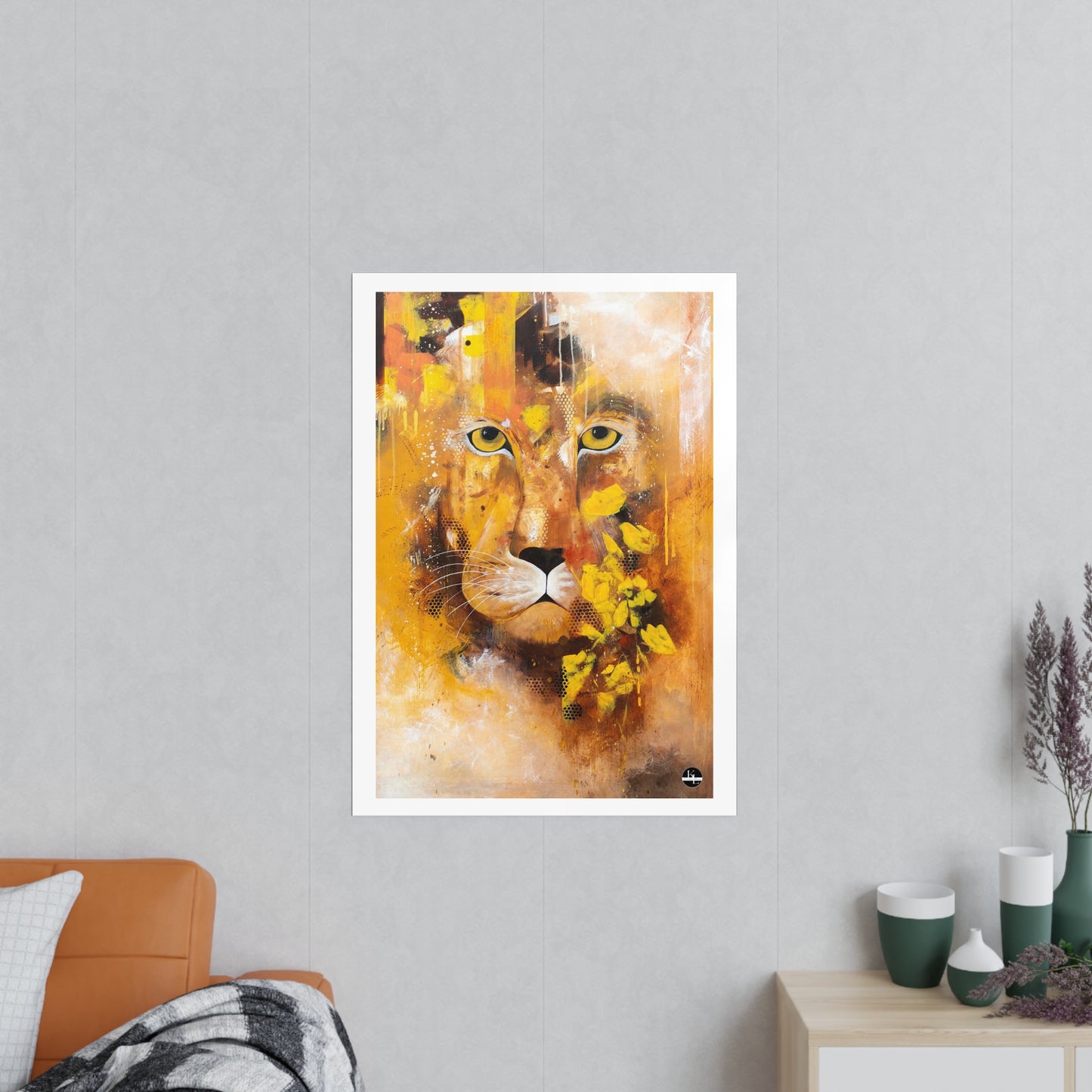 Poster Lion Sammy. Photopaper Poster