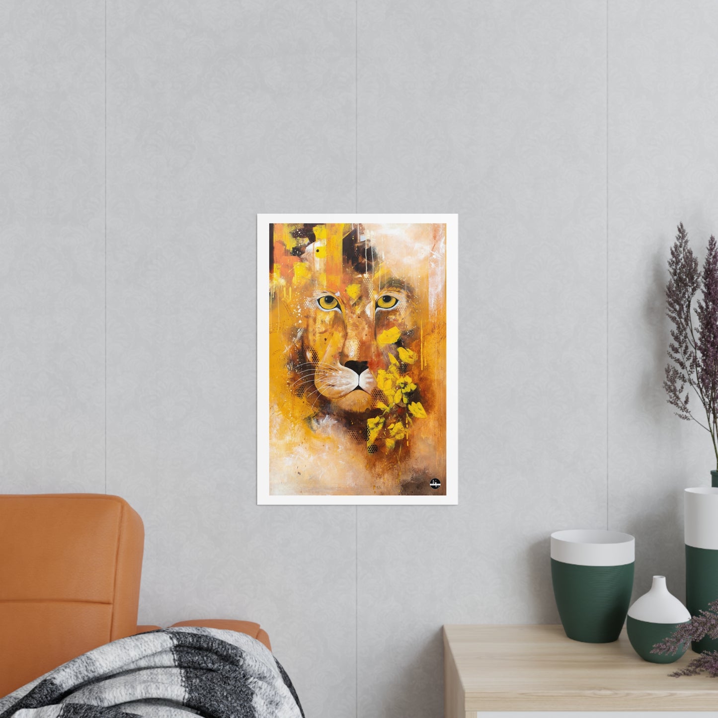 Poster Lion Sammy. Photopaper Poster
