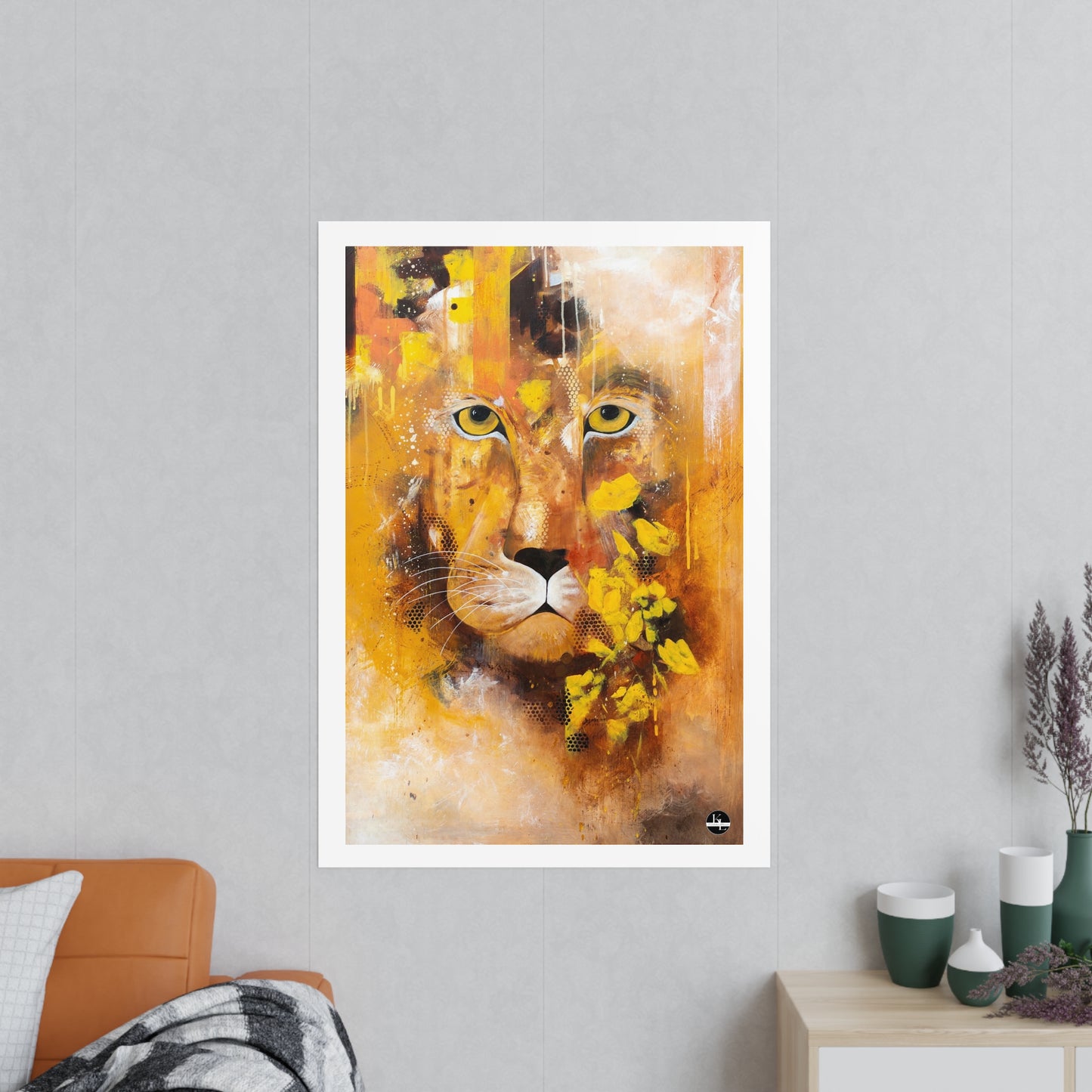 Poster Lion Sammy. Photopaper Poster