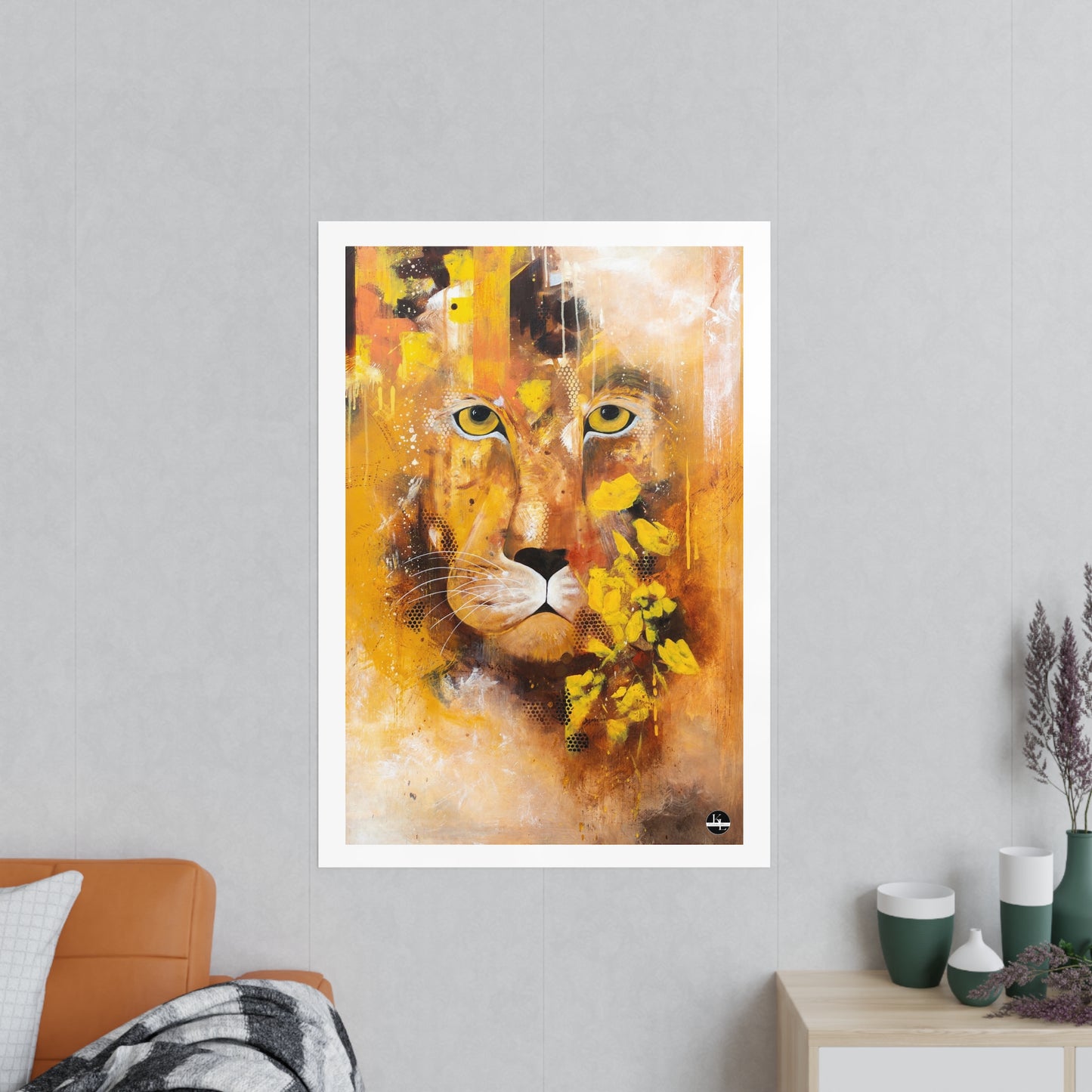 Poster Lion Sammy. Photopaper Poster