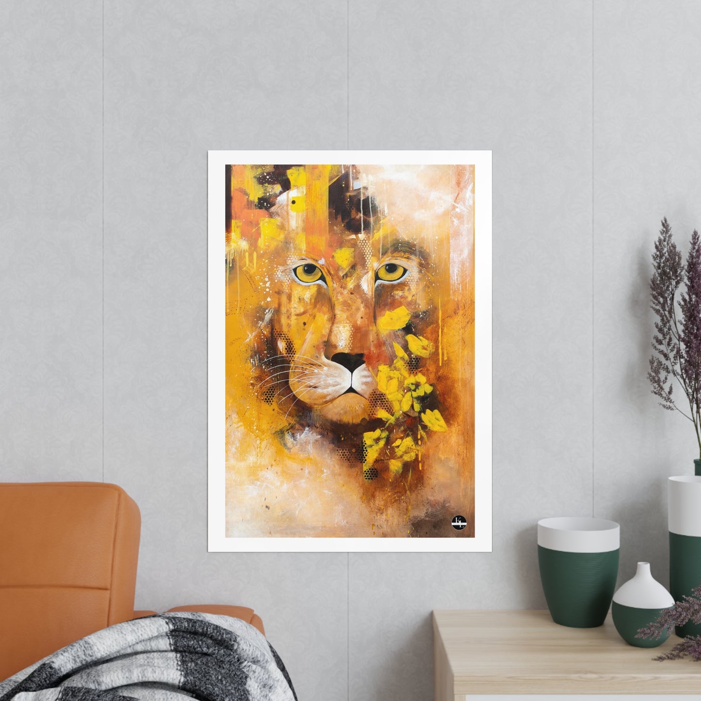 Poster Lion Sammy. Photopaper Poster
