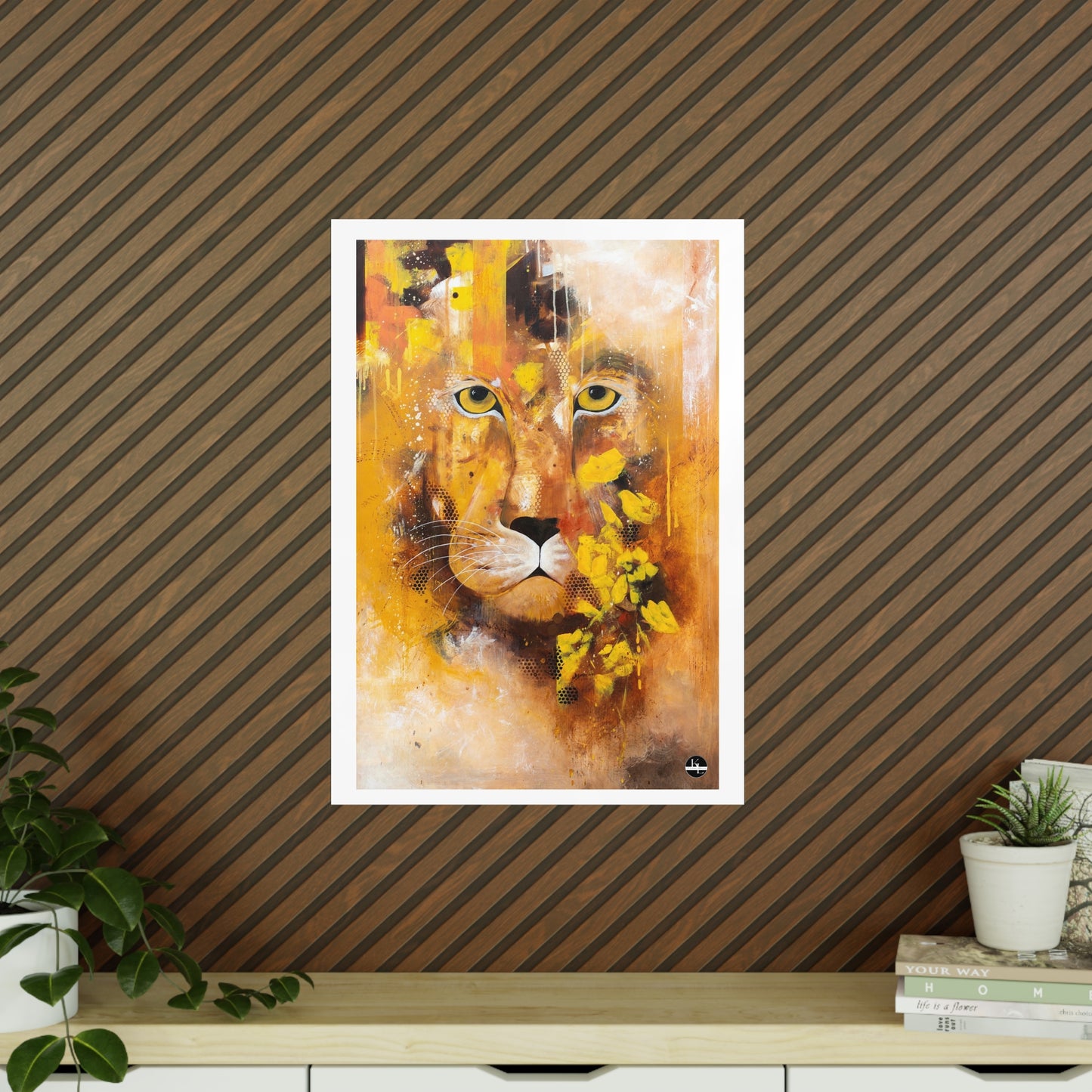 Poster Lion Sammy. Photopaper Poster
