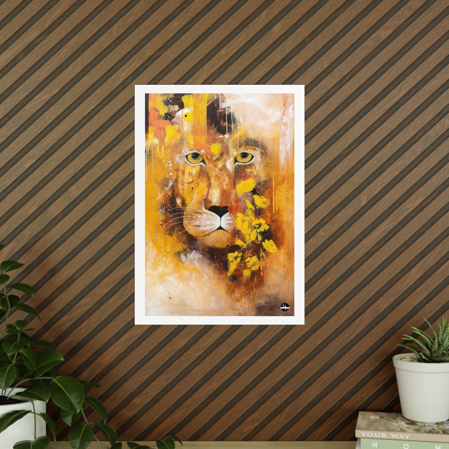 Poster Lion Sammy. Photopaper Poster