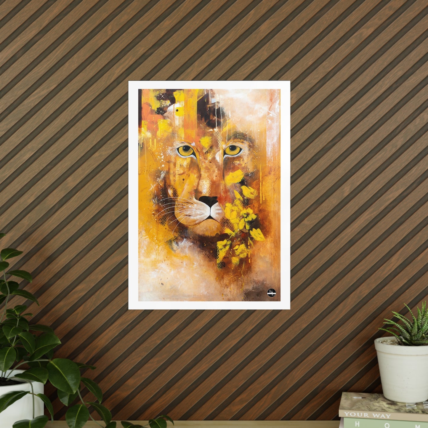 Poster Lion Sammy. Photopaper Poster