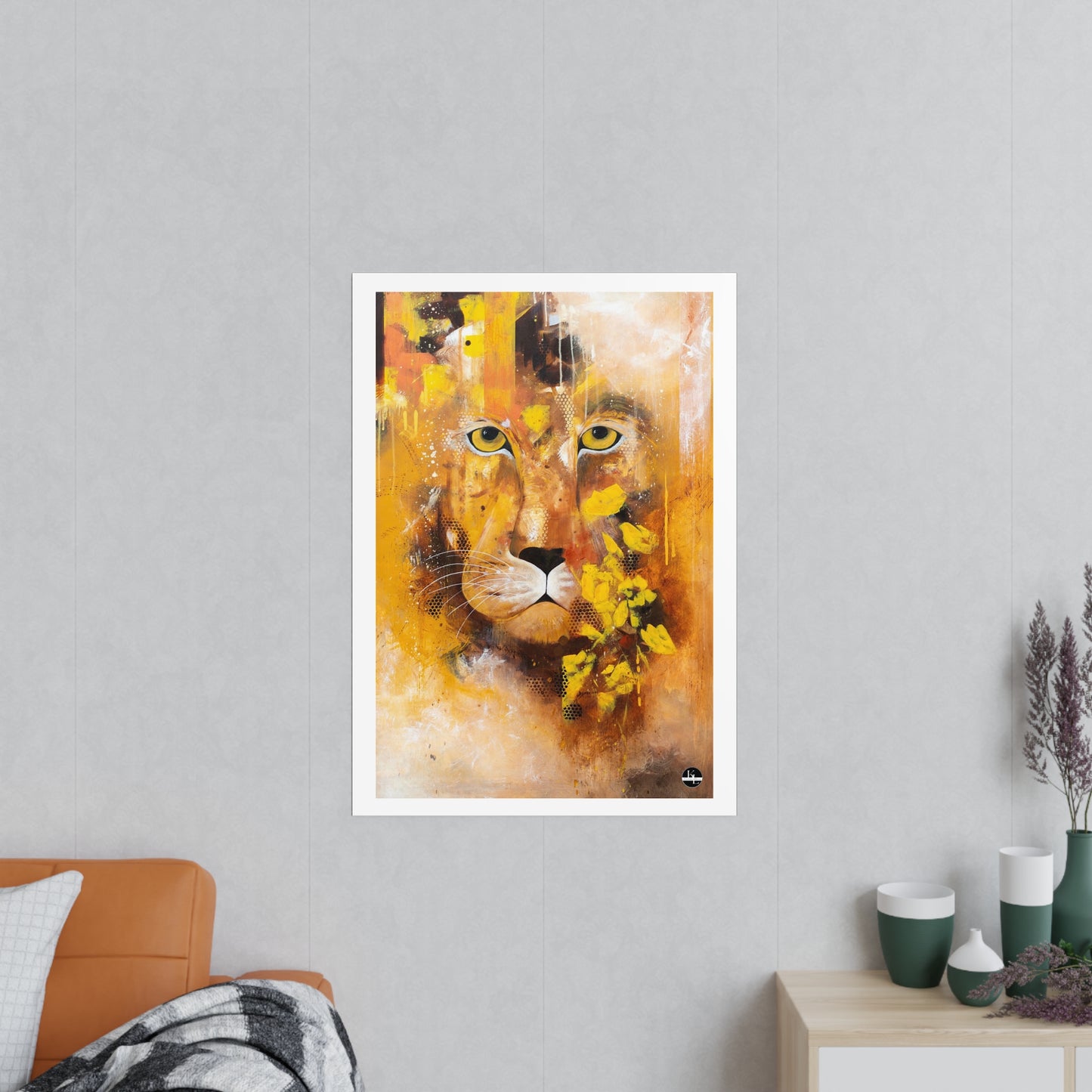 Poster Lion Sammy. Photopaper Poster