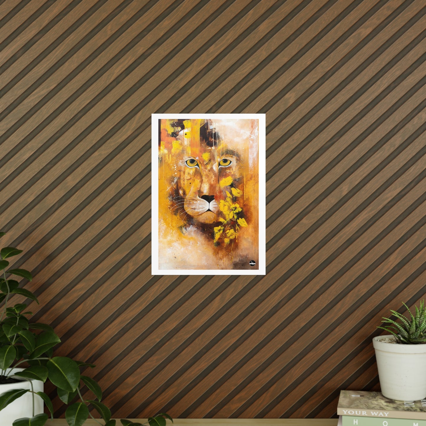 Poster Lion Sammy. Photopaper Poster