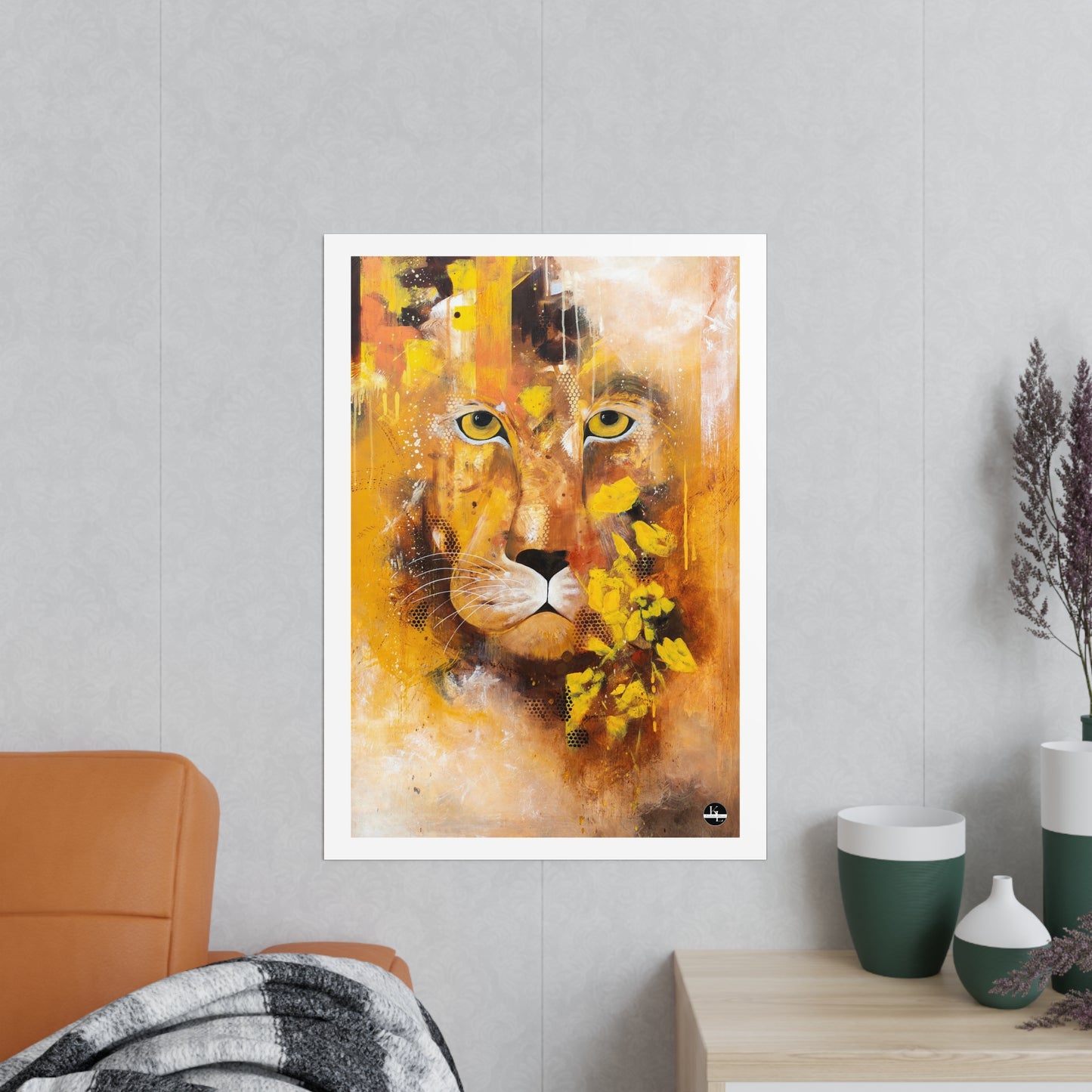 Poster Lion Sammy. Photopaper Poster