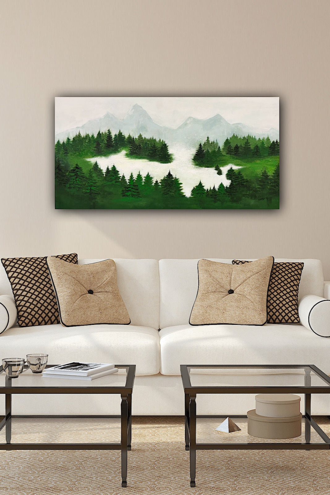 August Morning painting in the light wall
Augustihommik heledal seinal