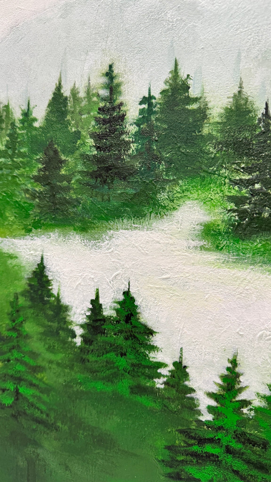 Nature painting 
Loodusmaal lõuendil
